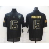 Jacksonville Jaguars #15 Gardner Minshew II Black 2020 Salute To Service Limited Jersey