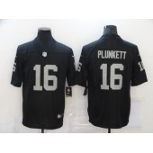 Las Vegas Raiders #16 Jim Plunkett Black Vapor Untouchable Limited Jersey