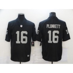 Las Vegas Raiders #16 Jim Plunkett Black Vapor Untouchable Limited Jersey