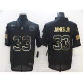 Los Angeles Chargers #33 Derwin James Black 2020 Salute To Service Limited Jersey