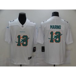 Miami Dolphins #13 Dan Marino White Shadow Logo Limited Jersey
