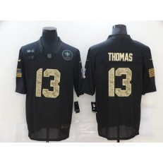 New Orleans Saints #13 Michael Thomas Black Camo 2020 Salute To Service Limited Jersey