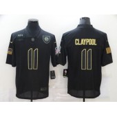 Pittsburgh Steelers #11 Chase Claypool Black 2020 Salute To Service Limited Jersey