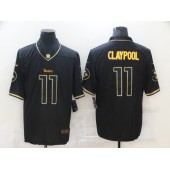 Pittsburgh Steelers #11 Chase Claypool Black Gold Vapor Untouchable Limited Jersey