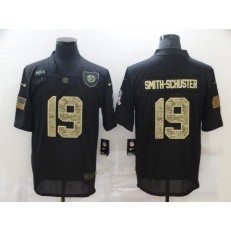 Pittsburgh Steelers #19 JuJu Smith Schuster Black Camo 2020 Salute To Service Limited Jersey