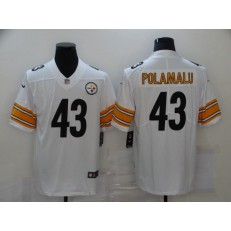 Pittsburgh Steelers #43 Troy Polamalu White Vapor Untouchable Limited Jersey