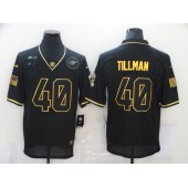 Arizona Cardinals #40 Pat Tillman Black Gold 2020 Salute To Service Limited Jersey