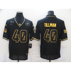 Arizona Cardinals #40 Pat Tillman Black Gold 2020 Salute To Service Limited Jersey