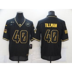 Arizona Cardinals #40 Pat Tillman Black Gold 2020 Salute To Service Limited Jersey