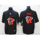 Atlanta Falcons #11 Julio Jones Black Shadow Logo Limited Jersey