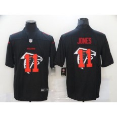 Atlanta Falcons #11 Julio Jones Black Shadow Logo Limited Jersey