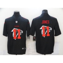 Atlanta Falcons #11 Julio Jones Black Shadow Logo Limited Jersey