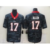 Buffalo Bills #17 Josh Allen Black Camo Limited Jersey