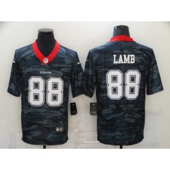 Dallas Cowboys #88 CeeDee Lamb Black Camo USA Flag Limited Jersey