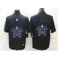 Dallas Cowboys #88 Ceedee Lamb Black Shadow Logo Limited Jersey