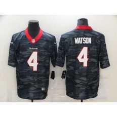 Houston Texans #4 Deshaun Watson Black Camo Limited Jersey
