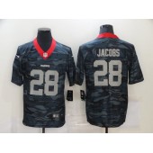 Las Vegas Raiders #28 Josh Jacobs Black Camo Limited Jersey