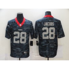 Las Vegas Raiders #28 Josh Jacobs Black Camo Limited Jersey