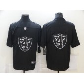 Las Vegas Raiders #4 Derek Carr Black Shadow Logo Limited Jersey