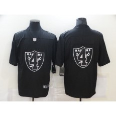 Las Vegas Raiders #4 Derek Carr Black Shadow Logo Limited Jersey