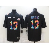 Miami Dolphins #13 Dan Marino Black Vapor Untouchable Rainbow Limited Jersey