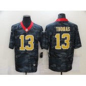 New Orleans Saints #13 Michael Thomas Black Camo Limited Jersey
