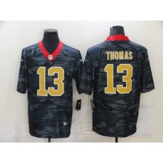 New Orleans Saints #13 Michael Thomas Black Camo Limited Jersey