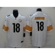 Pittsburgh Steelers #18 Diontae Johnson White Vapor Untouchable Limited Jersey