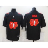 San Francisco 49ers #97 Nick Bosa Black Shadow Logo Limited Jersey