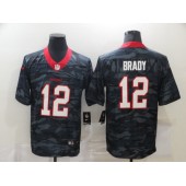 Tampa Bay Buccaneers #12 Tom Brady Black Camo Limited Jersey