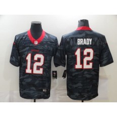 Tampa Bay Buccaneers #12 Tom Brady Black Camo Limited Jersey