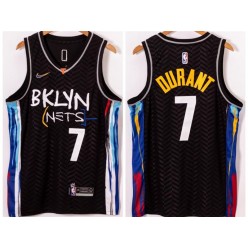Brooklyn Nets #7 Kevin Durant Black 2021 Nike Swingman Jersey