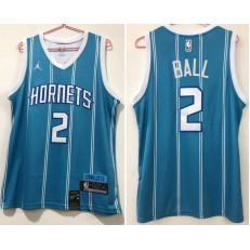 Charlotte Hornets #2 LaMelo Ball Teal Icon Edition Swingman Jersey