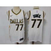 Dallas Mavericks #77 Luka Doncic White 2021 City Edition Nike Swingman Jersey