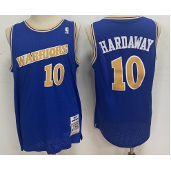 Golden State Warriors #10 Tim Hardaway Blue 1993-94 Hardwood Classics Jersey