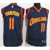 Golden State Warriors #11 Klay Thompson Navy 2021 New Nike Swingman Jersey