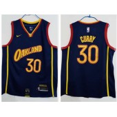 Golden State Warriors #30 Stephen Curry Blue 2020-21 City Edition Nike Swingman Jersey