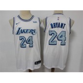 Los Angeles Lakers #24 Kobe Bryant White 2020-21 City Edition Nike Swingman Jersey