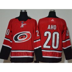 Carolina Hurricanes #20 Sebastian Aho Red Adidas Jersey