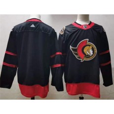 Ottawa Senators Blank Black 2020 New Adidas Jersey