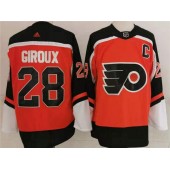 Philadelphia Flyers #28 Claude Giroux Orange 2020 New Adidas Jersey