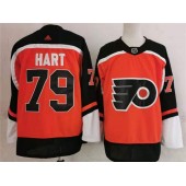 Philadelphia Flyers #79 Carter Hart Orange 2020 New Adidas Jersey