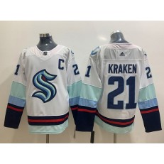 Seattle Kraken #21 Kraken White Adidas Jersey