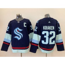 Seattle Kraken #32 Kraken Navy Adidas Jersey