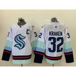 Seattle Kraken #32 Kraken White Adidas Jersey