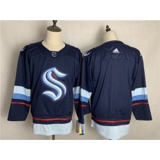 Seattle Kraken Blank Navy Adidas Jersey