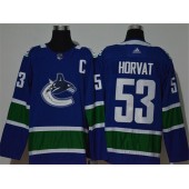 Vancouver Canucks #53 Bo Horvat Blue Adidas Jersey