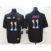 Atlanta Falcons #11 Julio Jones Black Vapor Untouchable Rainbow Limited Jersey