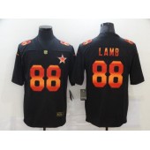 Dallas Cowboys #88 Ceedee Lamb Black Colorful Fashion Limited Jersey