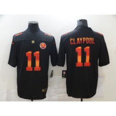 Pittsburgh Steelers #11 Chase Claypool Black Colorful Fashion Limited Jersey